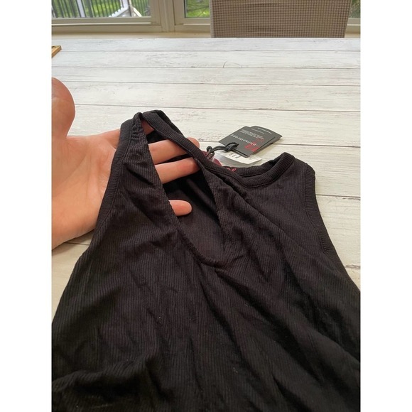 N:PHILANTHROPY MARLIN CUT OUT RUCHED TANK TOP S punkcore that girl witchy boho - Picture 5 of 10